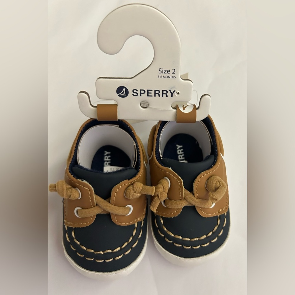New Sperry Kids Boat Shoes size 2 Baby Shoes 3-6 Months